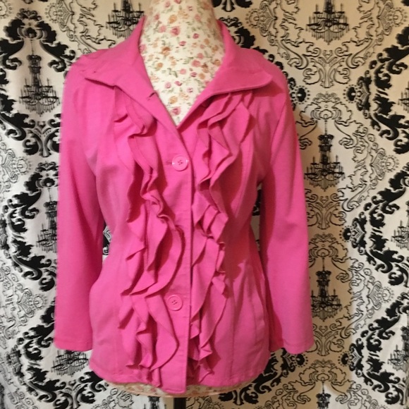 A Pink Ruffled Jacket - Picture 5 of 8
